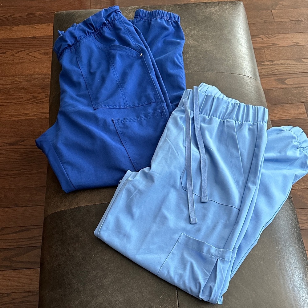 Like new: Scrubstar Blue and Light Blue Scrub jogger Pants